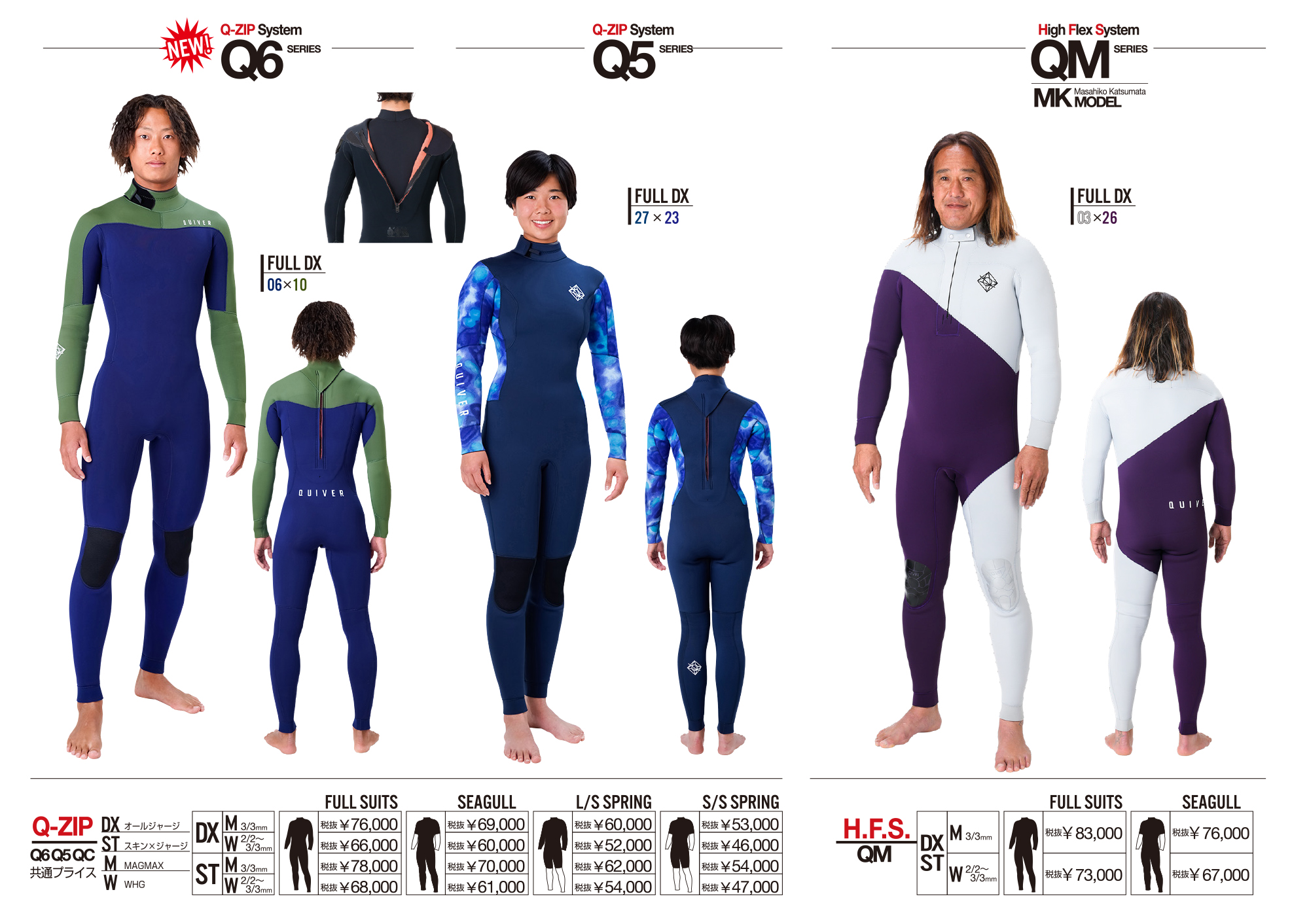 QUIVER Wetsuits SPRING SUMMER 2020カタログ入荷しました！ | サーフ 
